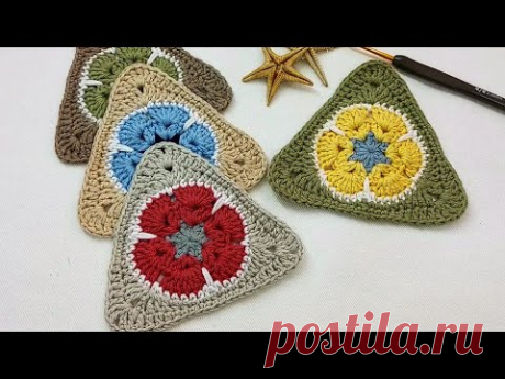 Великолепная красота 💯👌 Изготовление модели треугольника с африканским фиолетовым мотивом