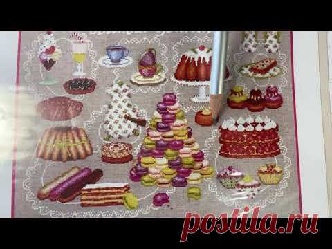 Часть 2: Презентация LE BONHEUR DES DAMES | Распаковка наборов для вышивания, семплеры времена года