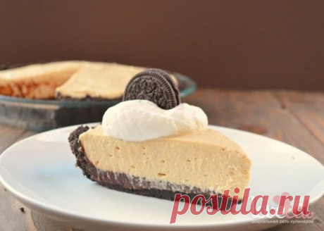 Пирог-фадж с арахисовым маслом - Loveeat - социальная сеть кулинаров