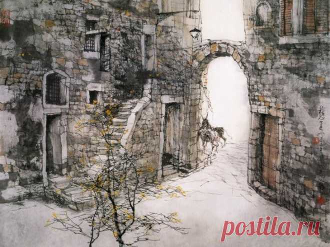 Paintings by Liu Maoshan {Part 2} (13 photos) - Xaxor