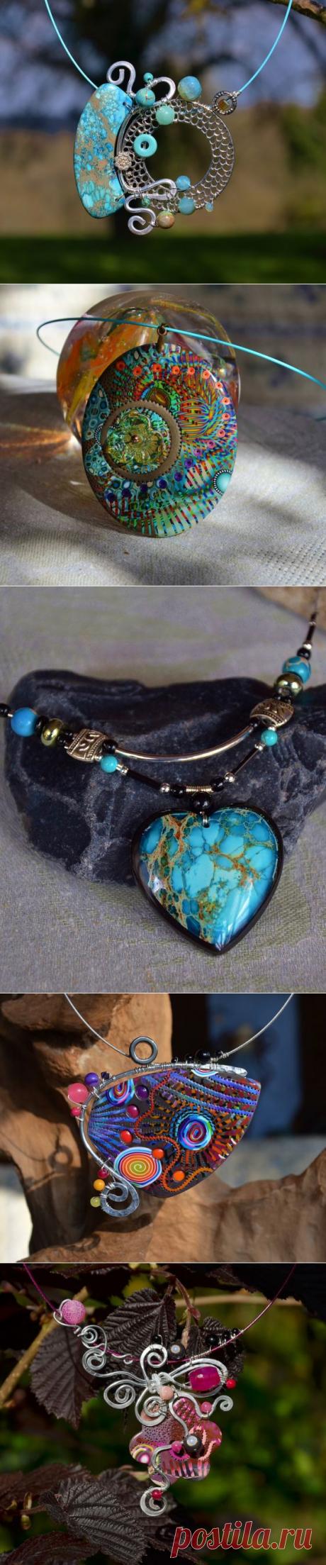 Мастера полимерных украшений. Cathy из Франции. Часть 1