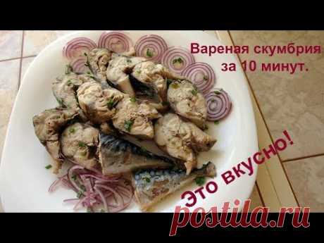 Быстрый рецепт очень вкусной скумбрии. 10 минут и готово! - YouTube