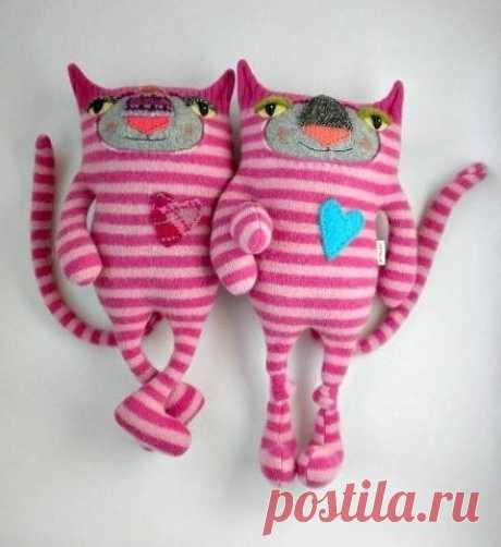 Мягкие игрушки из старого свитера