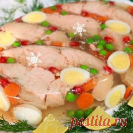 Ресторанное блюдо у вас на столе: Заливная рыба, по особенному рецепту!