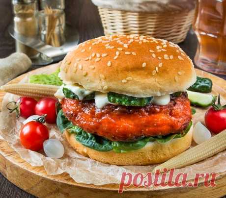 Бургер Баффало | Вкусный блог - рецепты под настроение
