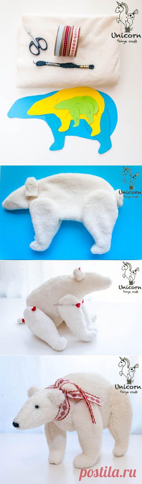 Unicorn: Tilda White Polar Bear / Тильда Белый Полярный медведь Мастер класс