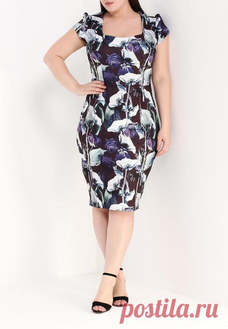 Платье LOST INK PLUS PENCIL DRESS IN TULIP PRINT купить за 805 руб LO035EWSGK33 в интернет-магазине Lamoda.ru
