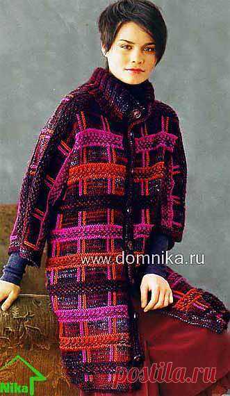 Пальто в клетку