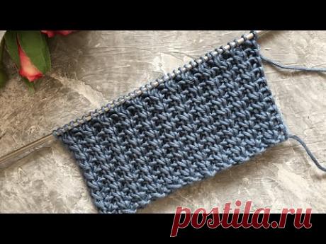НЕ СКУЧНАЯ РЕЗИНКА! ВЯЖЕМ СПИЦАМИ.knitting pattern.