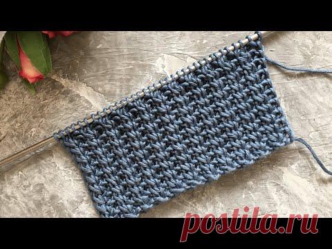 НЕ СКУЧНАЯ РЕЗИНКА! ВЯЖЕМ СПИЦАМИ.knitting pattern.