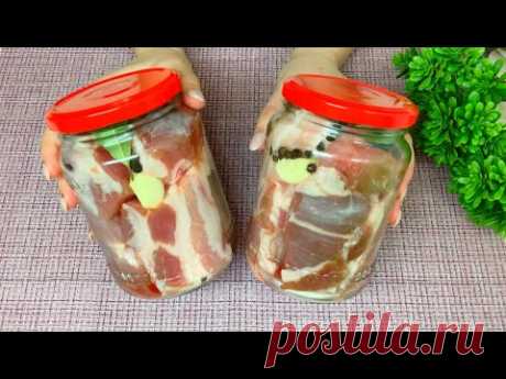 Не мясо, а СКАЗКА Тает во рту как масло! Тушеное МЯСО с чесноком и пряностями в банке!