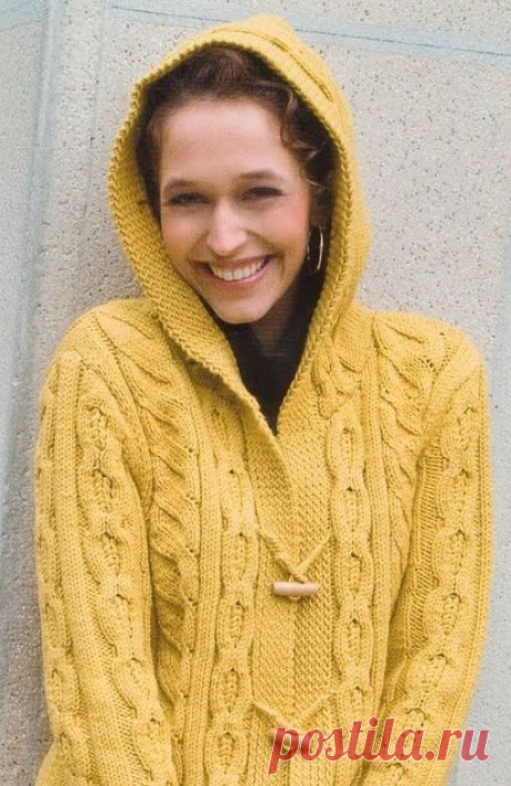 Волшебный мир рукоделия: Вязание пальто Yellow Coat из коллекции Filatura Di Crosa - Zara Family
