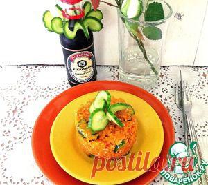 Пряный морковный салат с огурцом - кулинарный рецепт