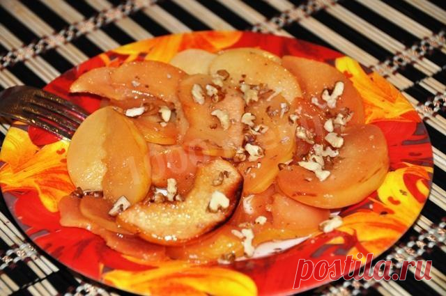 Запеченная айва с грецкими орехами горячий десерт рецепт с фото пошагово - 1000.menu