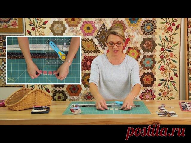 Эдита Ситар рассказывает и показывает, как она шьет блок 