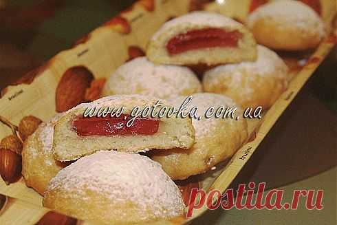 Постное печенье с мармеладом