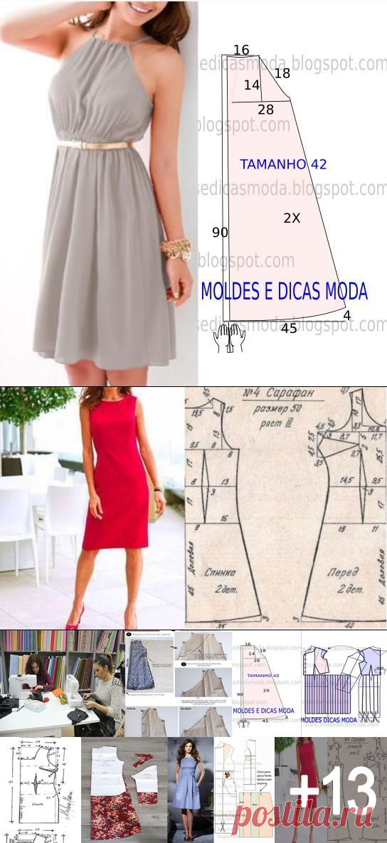Maravilloso curso gratis de corte y confección: Aprende a Como hacer vestidos con sus patrones paso a paso muy fáciles