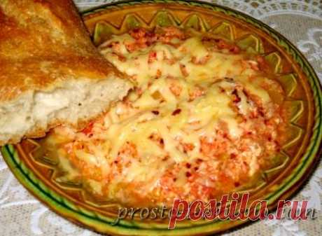 Менемен - турецкий омлет с овощами. Фоторецепт