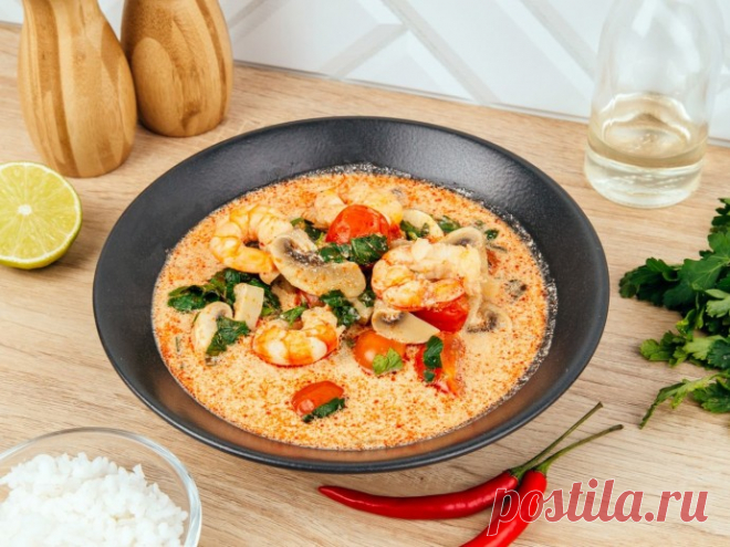 ​Том-ям с креветками
