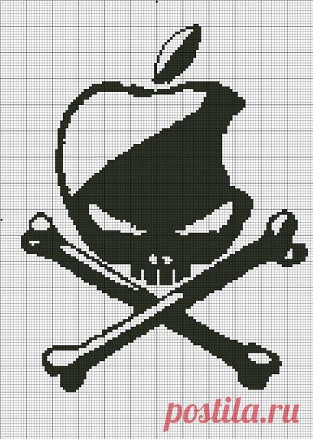 Схемы черепков крючком и спицами | SexyCrochet.COM