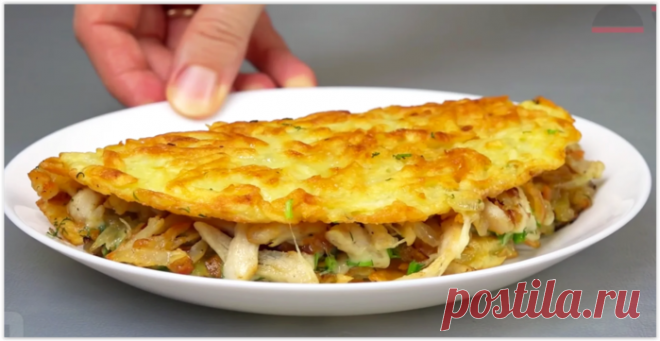 "Семейные" драники с курицей - очень вкусно и сочно!