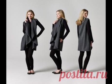 Мастер-класс по пошиву круглой накидки .