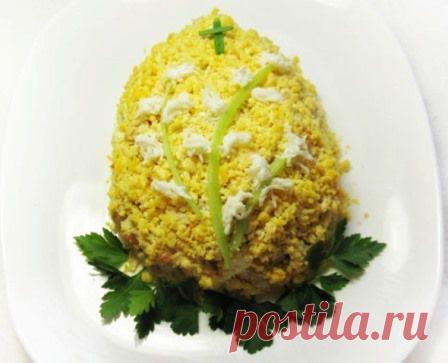 Салат "Пасхальное яйцо". Рецепт