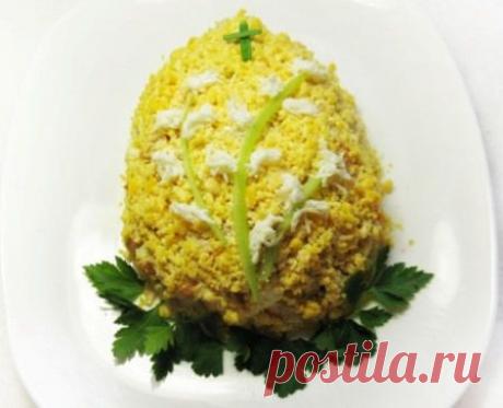 Салат "Пасхальное яйцо". Рецепт