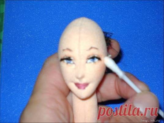 Лицо текстильной куклы. Мастер-класс от Ларисы Исаевой. | Укрась свой мир!