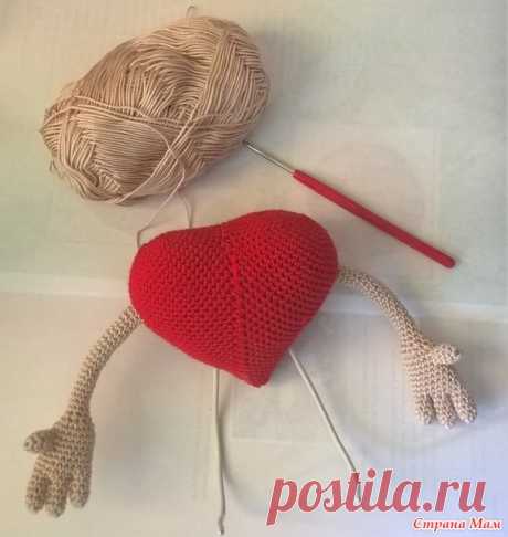 Валентинчик. Вязаная игрушка. МК. - Страна Мам