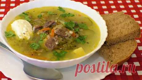РАССОЛЬНИК С ПОТРОШКАМИ.