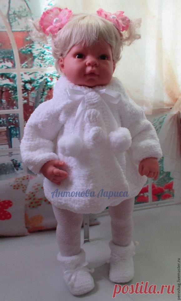 Описание Шубки от Антоновой Ларисы на ростик 50-56 см / Вязание для кукол / Бэйбики. Куклы фото. Одежда для кукол