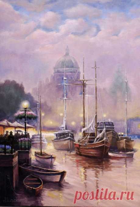 Картины художника Александра Васильевича Маскаева (60 работ) » Картины, художники, фотографы на Nevsepic