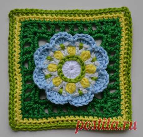 Atelier Marie-Lucienne: Scrappy Flower Grannies (Tutorial Part II) - Resteblumen-Grannies (Anleitung Teil II)