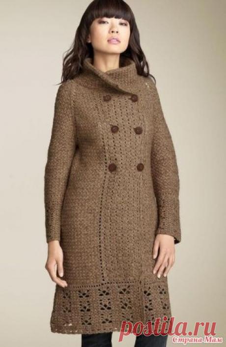 Вязаное пальто от Дианы вон Фюнстенберг Всем привет! Вот и мой новый онлайн Опрос был здесь https://www.stranamam.ru/ 3 года назад попалась эта красота мне на глаза и загорелась желанием связать это пальто Как связать не знала.