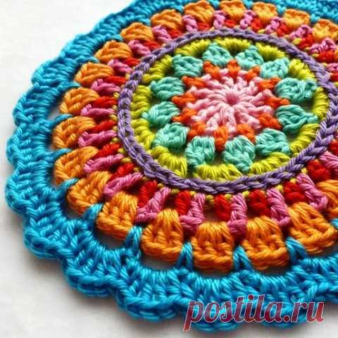 Мандалы крючком)