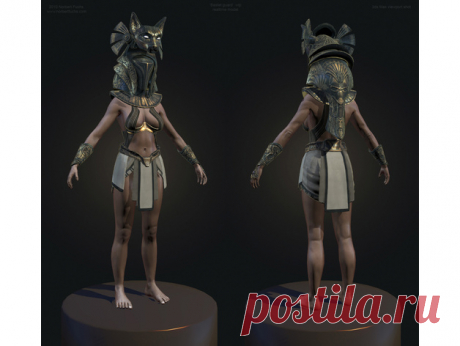Stargate Bastet Head Gear by Jace1969 - Thingiverse