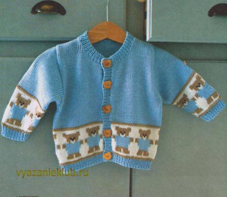 Кофточка для малыша до 3 лет - Для детей до 3 лет - Каталог файлов - Вязание для детей