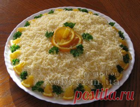 салат из курицы с корейской морковкой