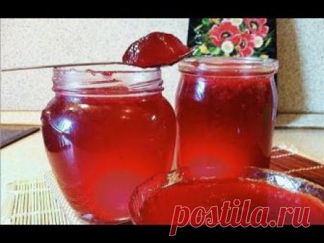 Желе из красной смородины за 20 минут.
