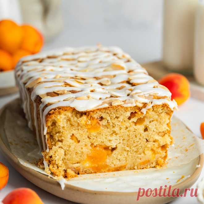 Easy Vegan Apricot Almond Cake - Addicted to Dates