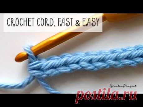 Crochet Cord Tutorial | Simple, Fast, Easy