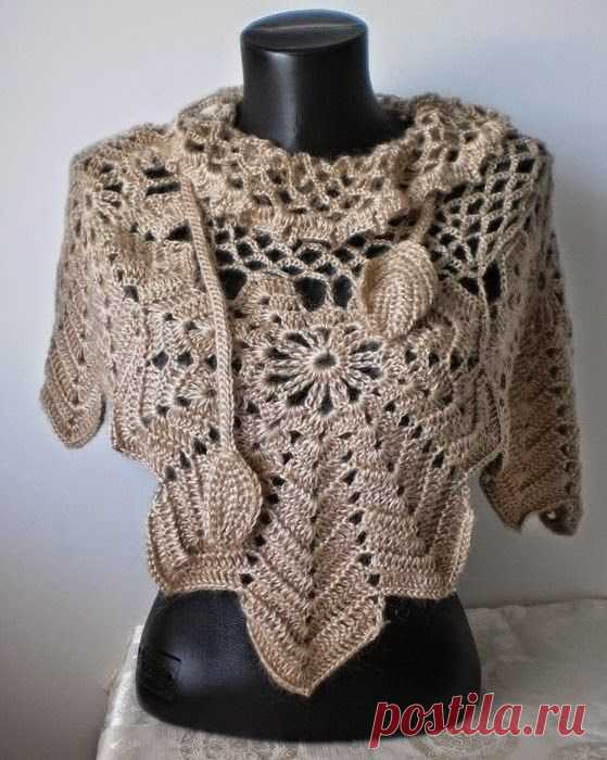 Накидка "Кленовый лист"