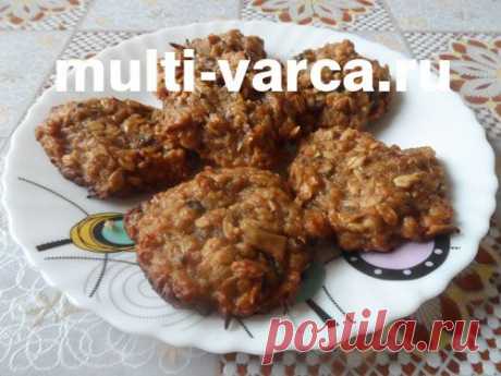 Овсяное печенье с яблоками и финиками в мультиварке - рецепт постного домашнего печенья из овсяных хлопьев