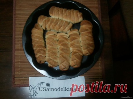 Булочка с сосиской «Косичка»