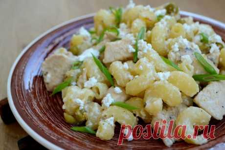 Макароны с курицей в сметанном соусе - Простые рецепты Овкусе.ру