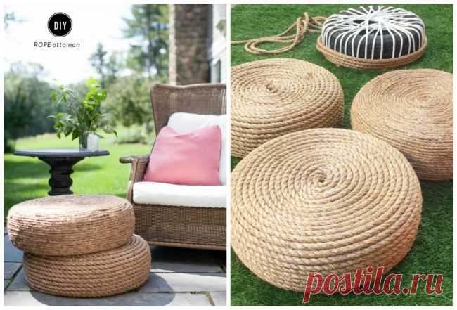 Оригинальные идеи из обычной веревки