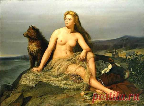Мортен Эскиль Винге (Mårten Eskil Winge, 1825-1896). Крака, 1862. / Удивительное искусство