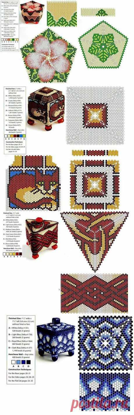 шкатулка из бисера