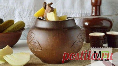 Жаркое с грибами в горшочках - кулинарный рецепт. Миллион Меню